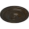 Ekena Millwork Classic Ceiling Medallion (For Canopies up to 5 1/2"), 21 7/8"OD x 2 3/8"P, Stone Hearth Crackle CM22CLSHC - alternate 2